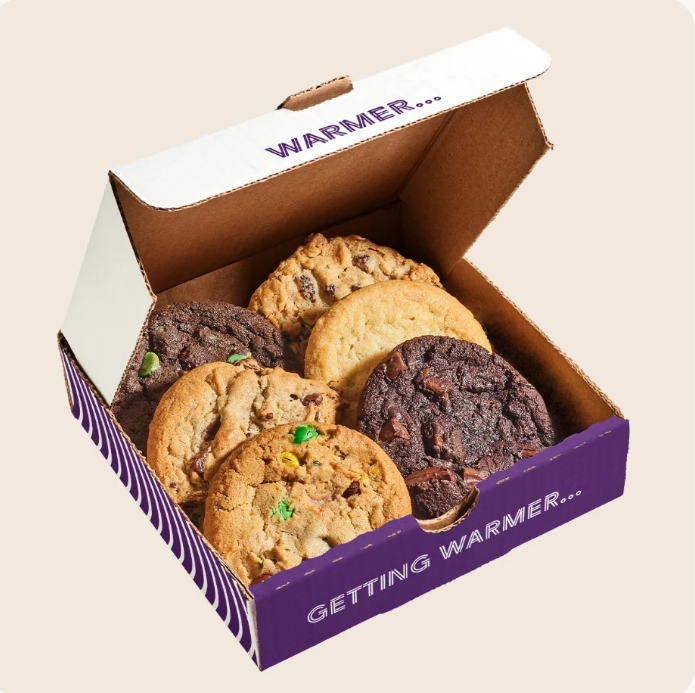 Warm cookie box